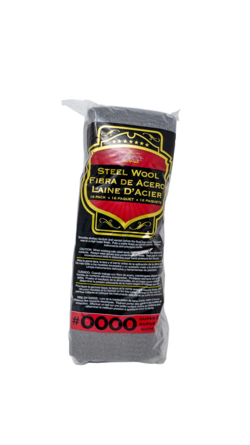 #0000 Steel Wool - 16 Pack