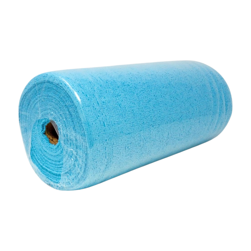 12" x 12" Sky Blue Towel Roll - 50 Sheets