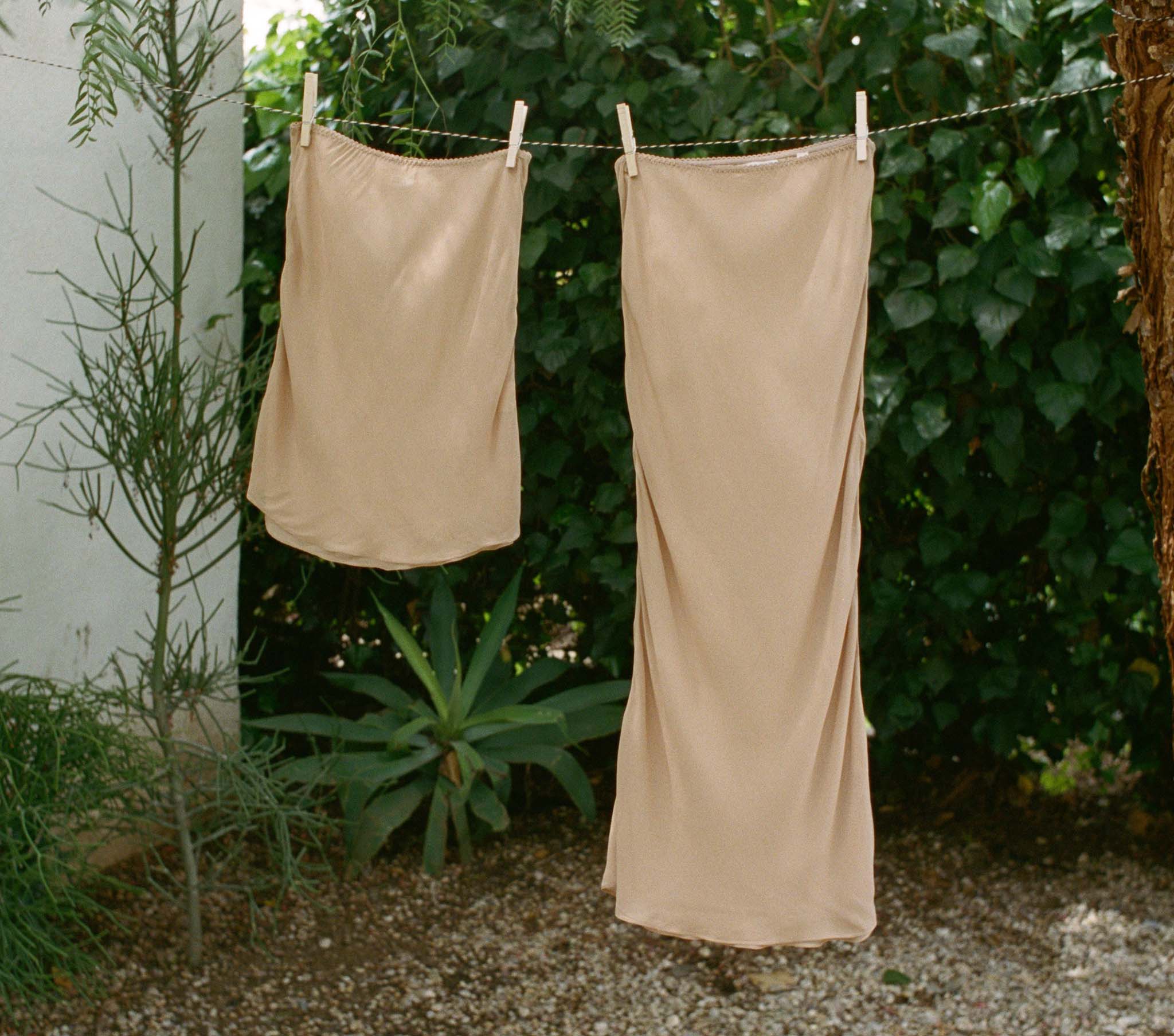 Long Skirt Slip -- Sand Dollar