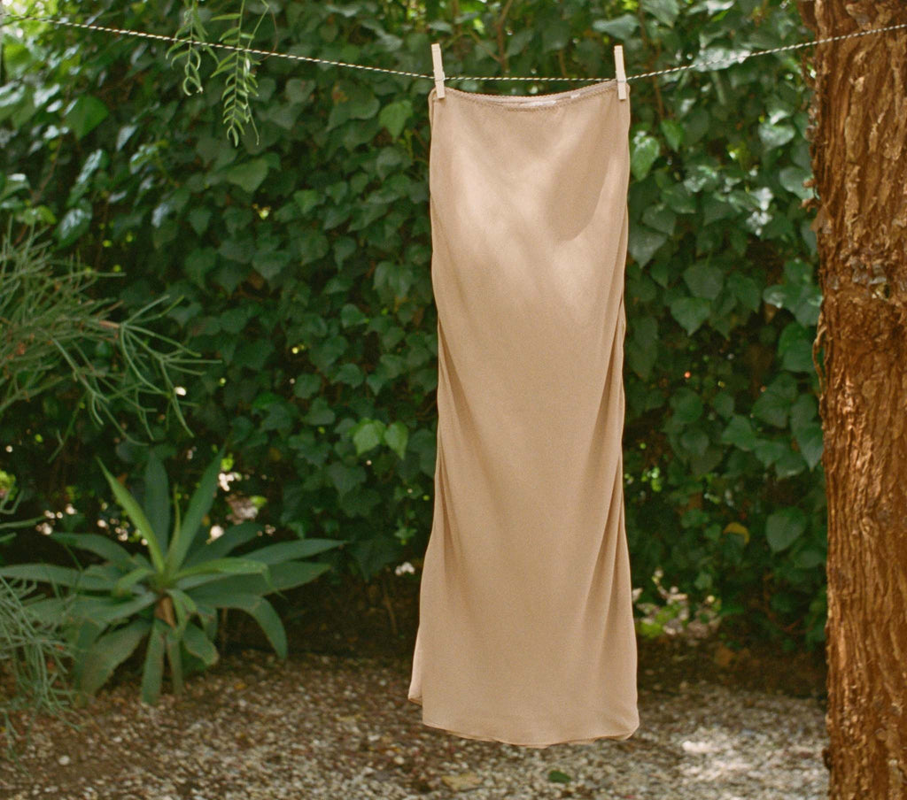 Long Skirt Slip -- Sand Dollar