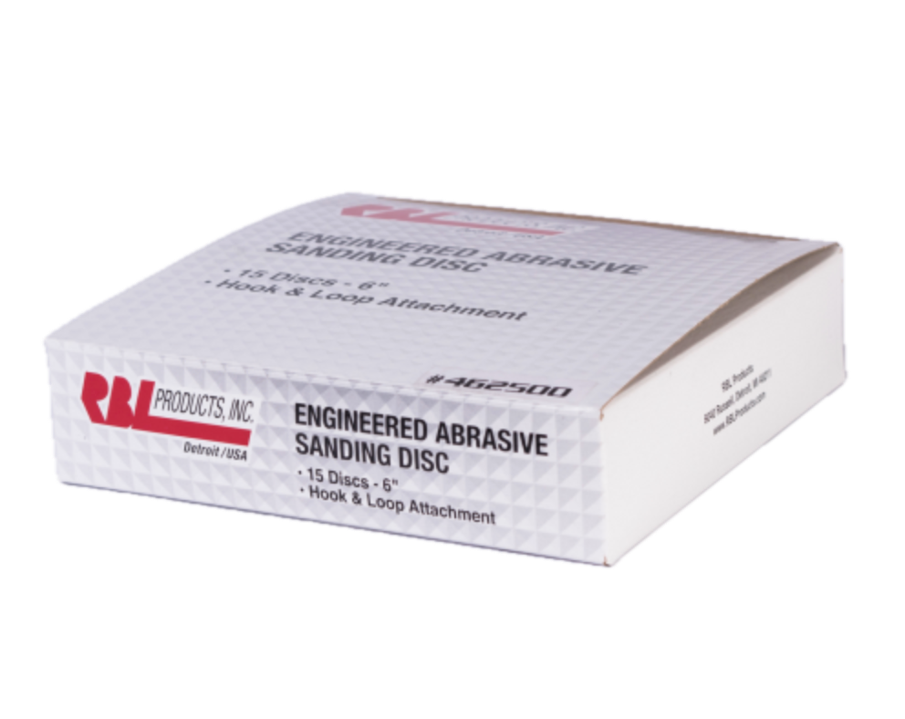 6" Engineered Abrasive Sanding Disc - #2500 Grit - 15/Box