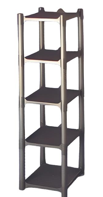 48" x 14" Grey 5 Tiered Shelf
