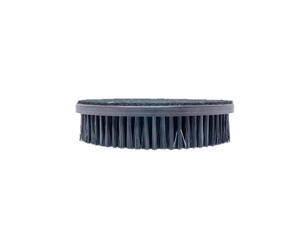 5" x 1" Round Velcro Short Bristle Brush