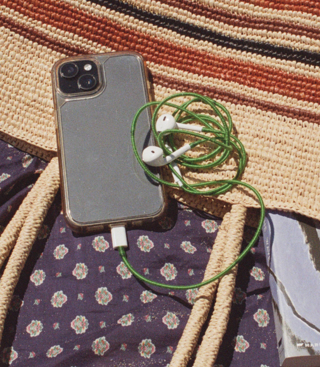 Le Pom Pom & Swwheelz Headphones -- Vert