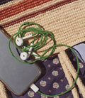Le Pom Pom & Swwheelz Headphones -- Vert