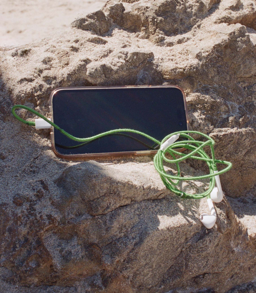 Le Pom Pom & Swwheelz Headphones -- Vert