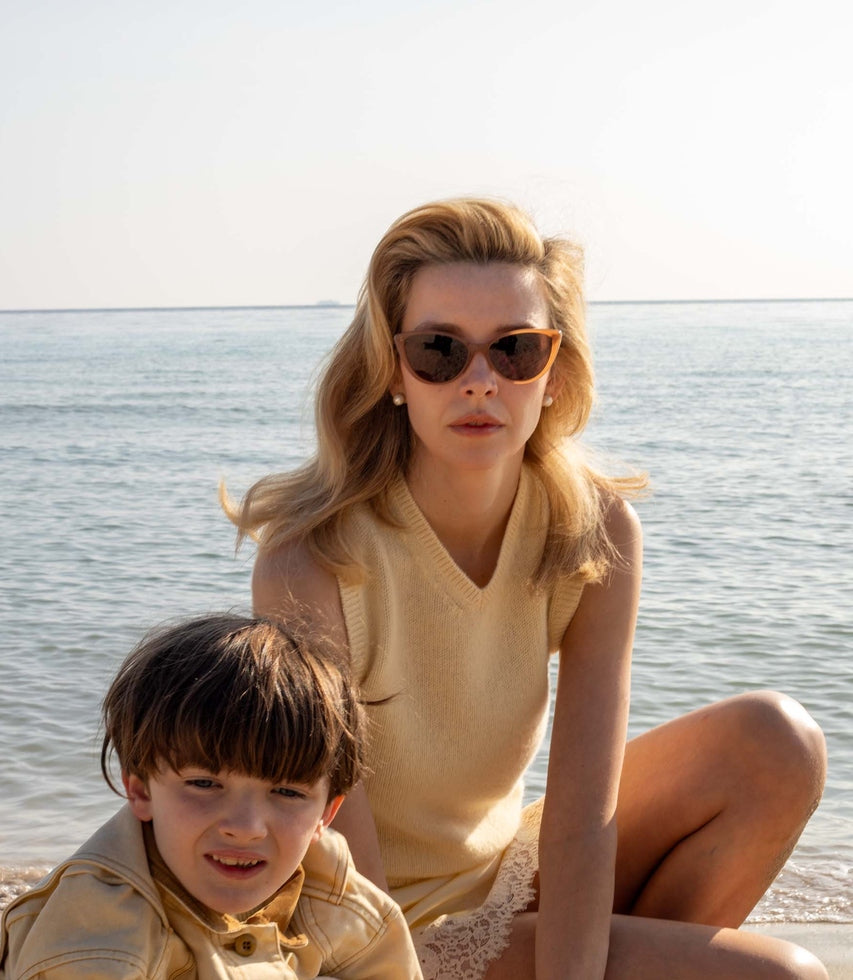 Swwheelz By Garrett Leight Doyenne Sunglasses -- Mink
