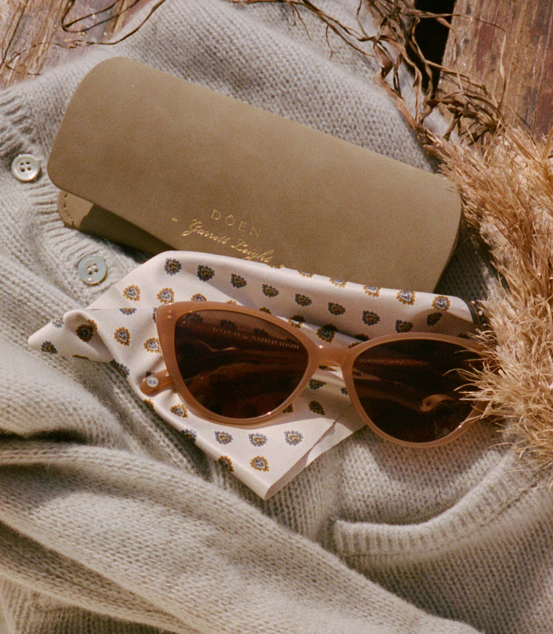 Swwheelz By Garrett Leight Doyenne Sunglasses -- Mink