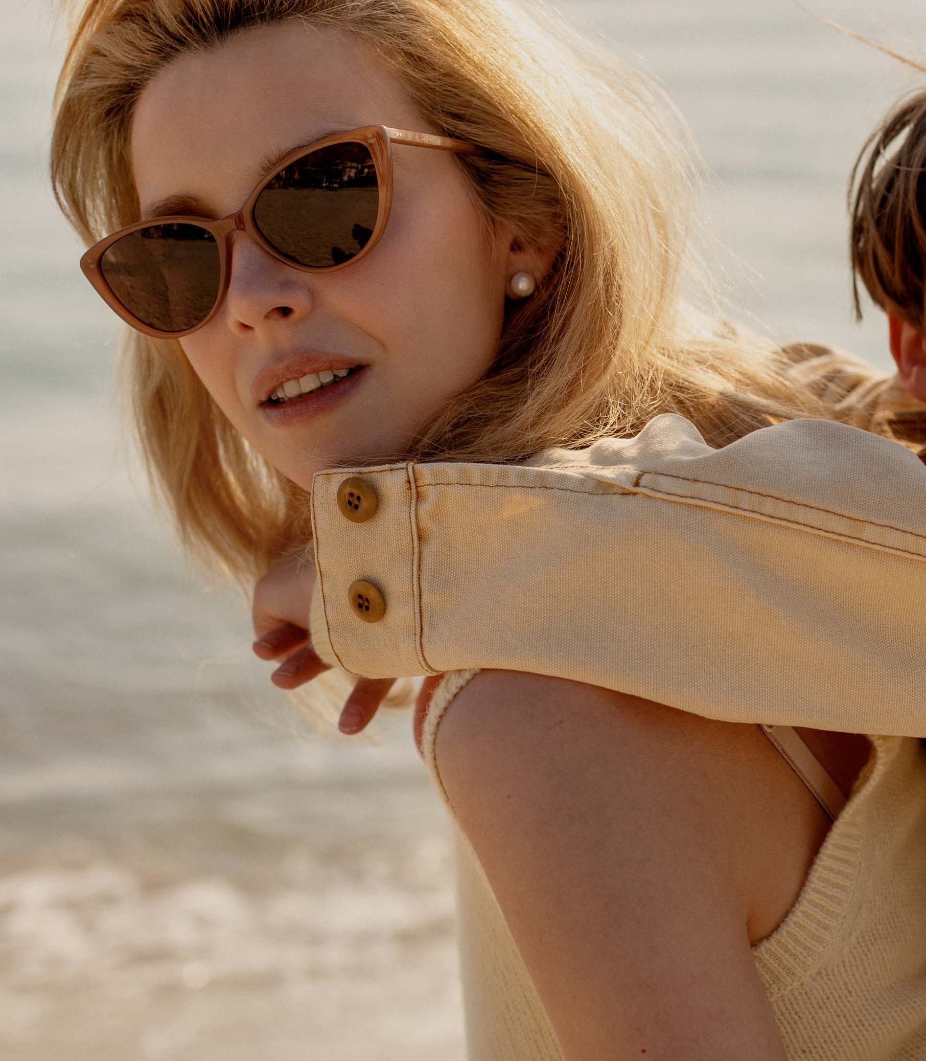 Swwheelz By Garrett Leight Doyenne Sunglasses -- Mink