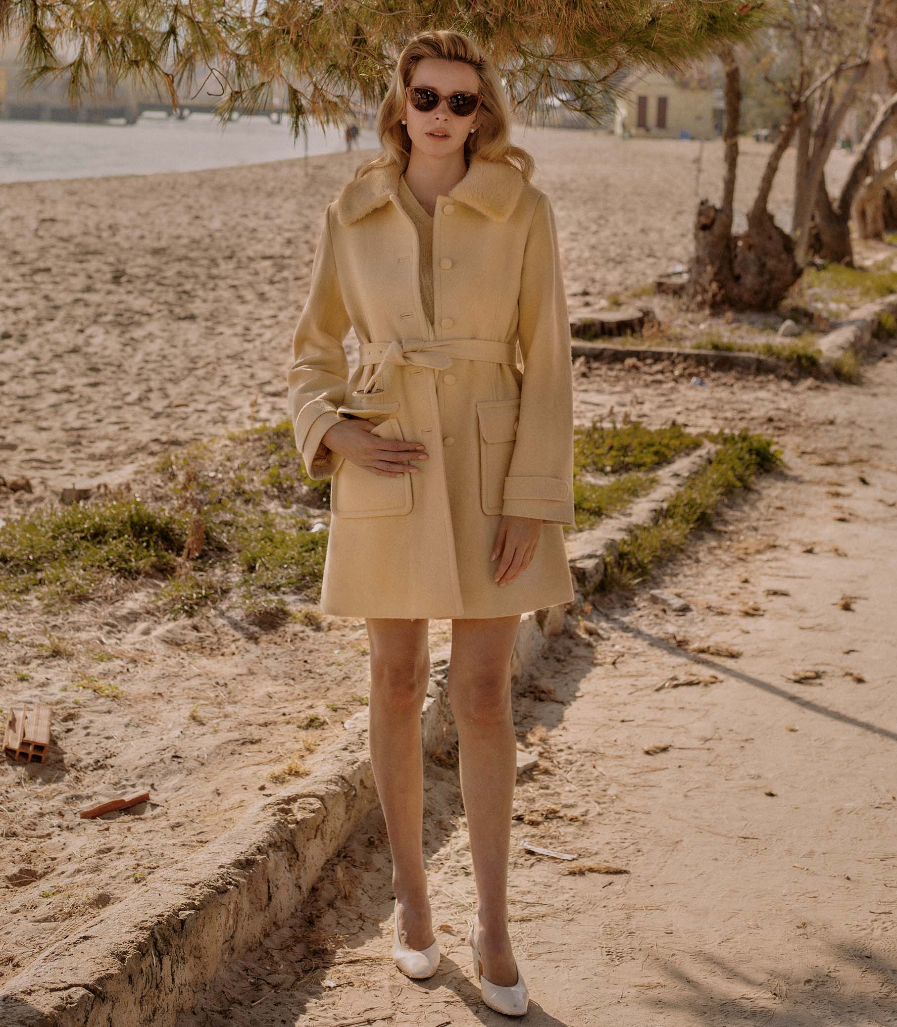 Swwheelz By Garrett Leight Doyenne Sunglasses -- Mink
