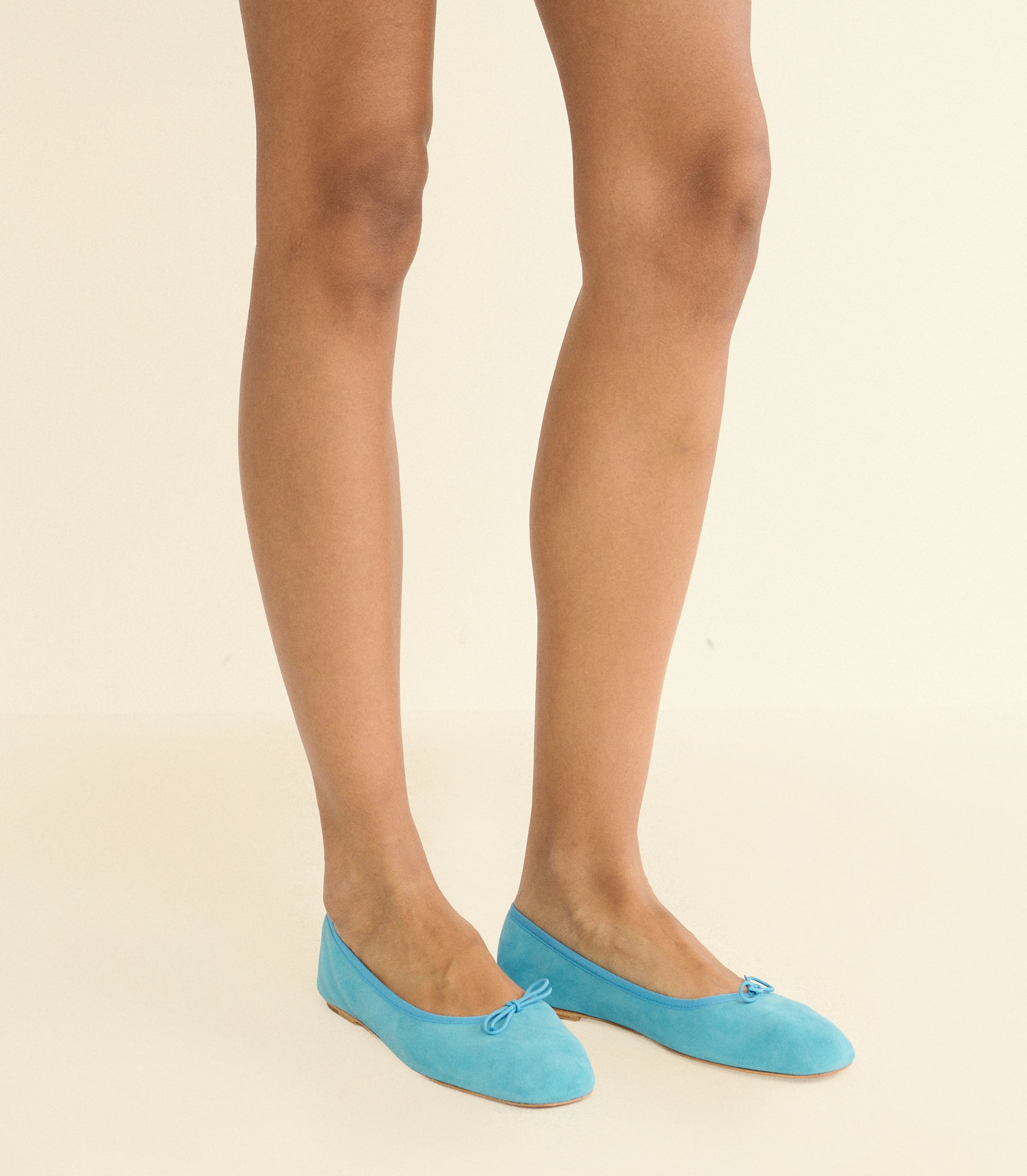 Fifi Ballet Flat -- Piscine Suede