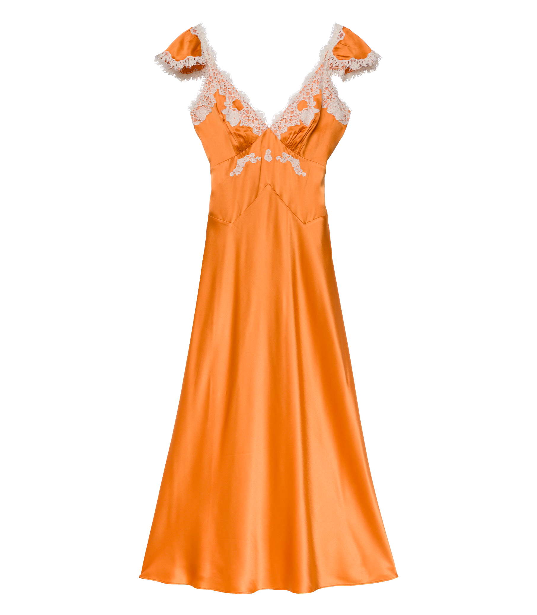 Fiona Dress -- Tangerine