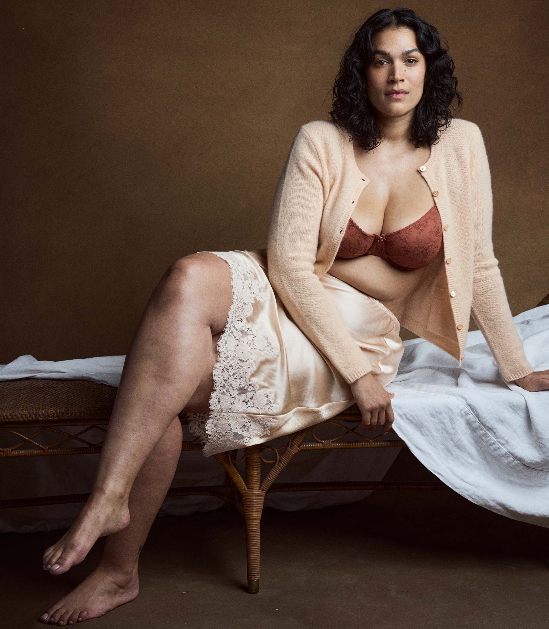 Idalia Bra -- Nutmeg Clover Blossom