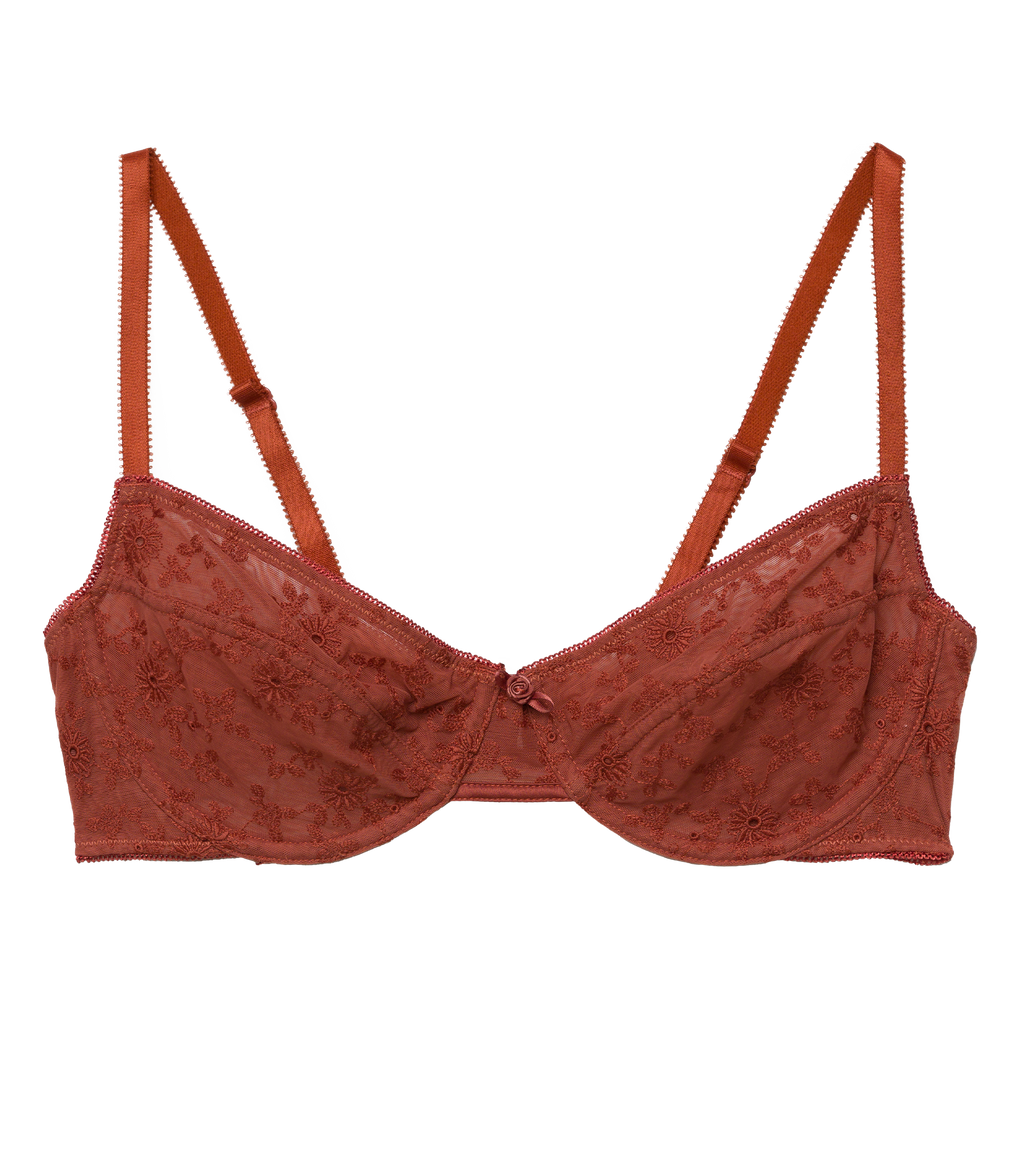 Idalia Bra -- Nutmeg Clover Blossom