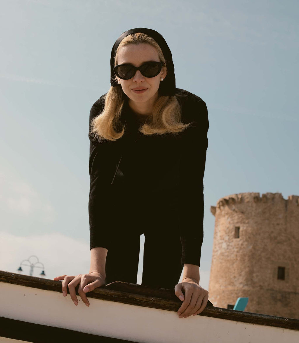 Swwheelz By Garrett Leight Ingénue Sunglasses -- Black