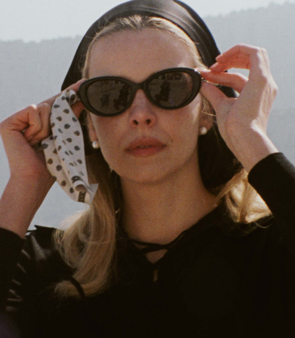 Swwheelz By Garrett Leight Ingénue Sunglasses -- Black