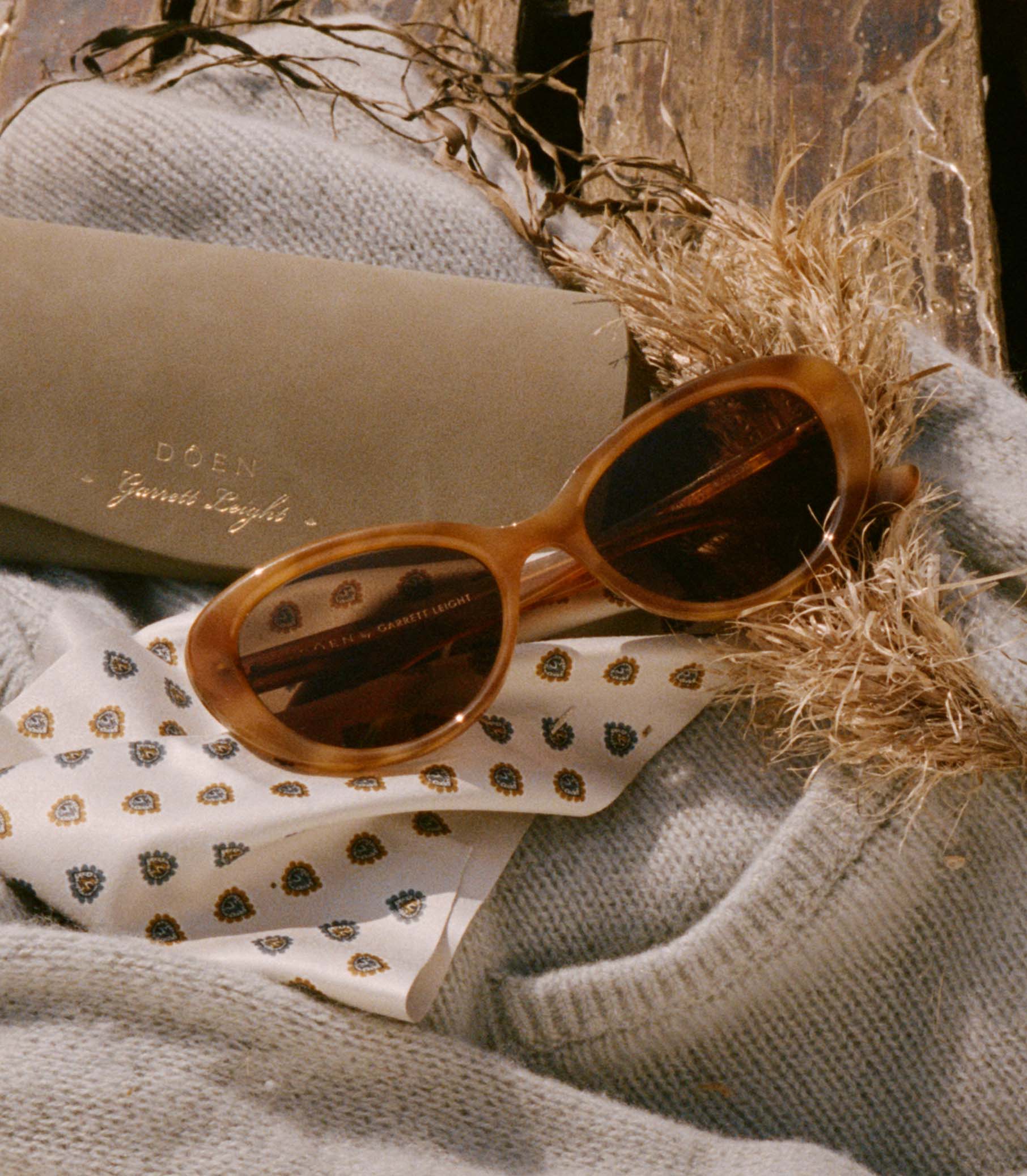Swwheelz By Garrett Leight Ingénue Sunglasses -- Ember Tortoise