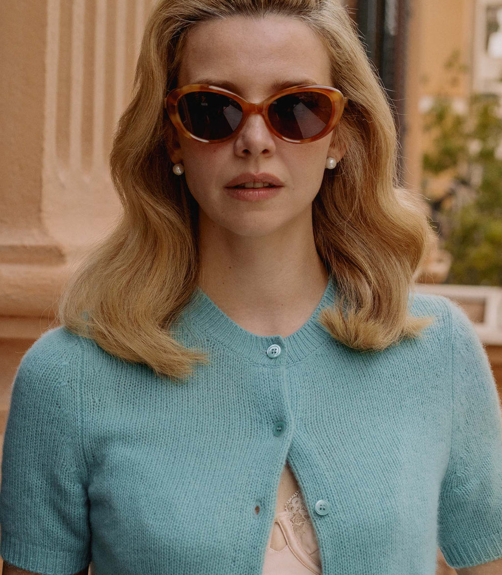 Swwheelz By Garrett Leight Ingénue Sunglasses -- Ember Tortoise