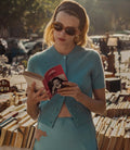 Swwheelz By Garrett Leight Ingénue Sunglasses -- Ember Tortoise