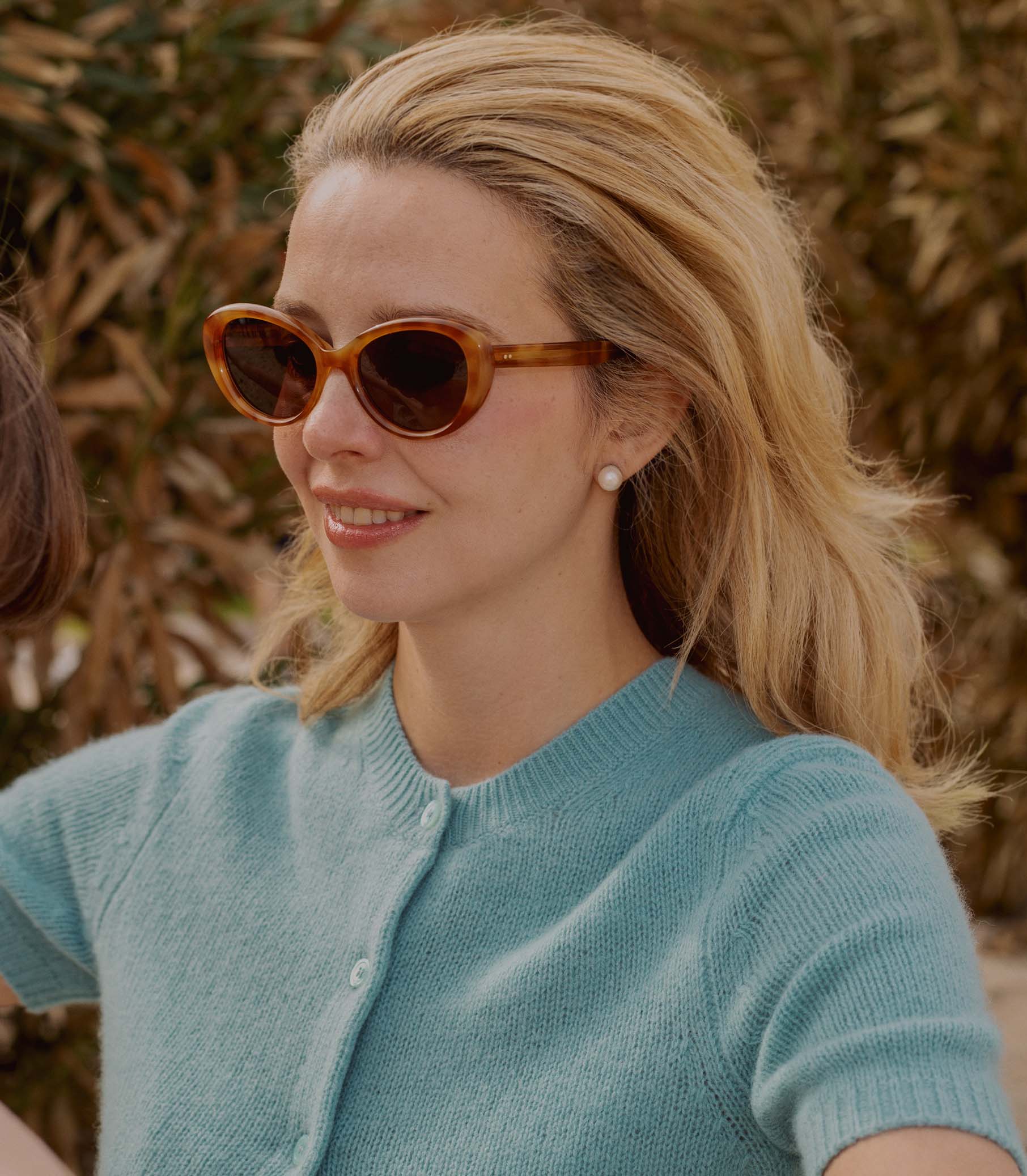 Swwheelz By Garrett Leight Ingénue Sunglasses -- Ember Tortoise