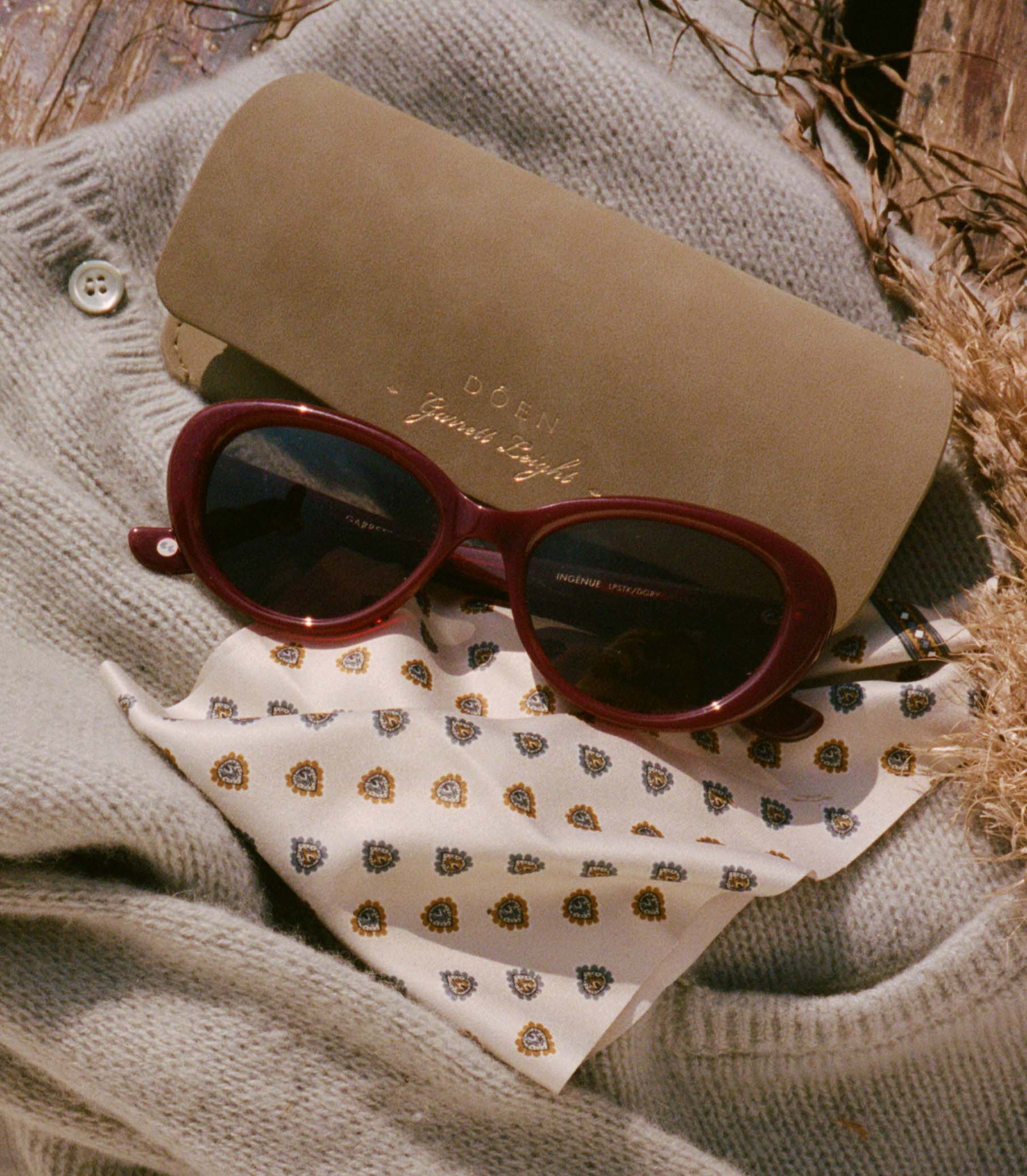 Swwheelz By Garrett Leight Ingénue Sunglasses -- Lipstick