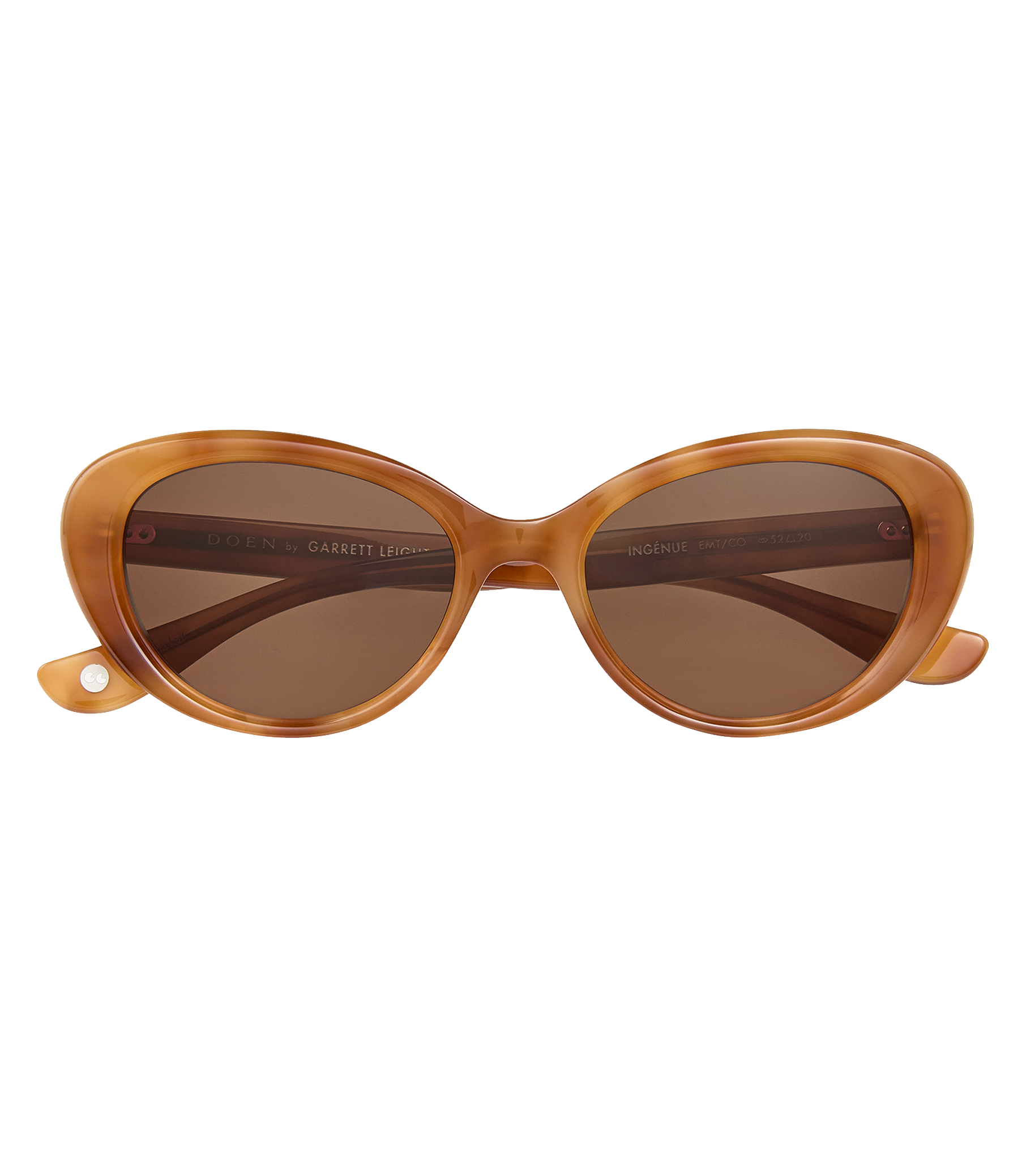 Swwheelz By Garrett Leight Ingénue Sunglasses -- Ember Tortoise