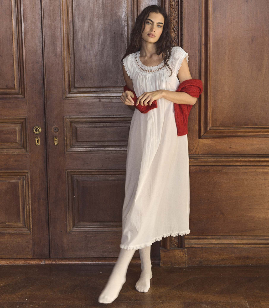 Lucilia Nightgown -- Salt