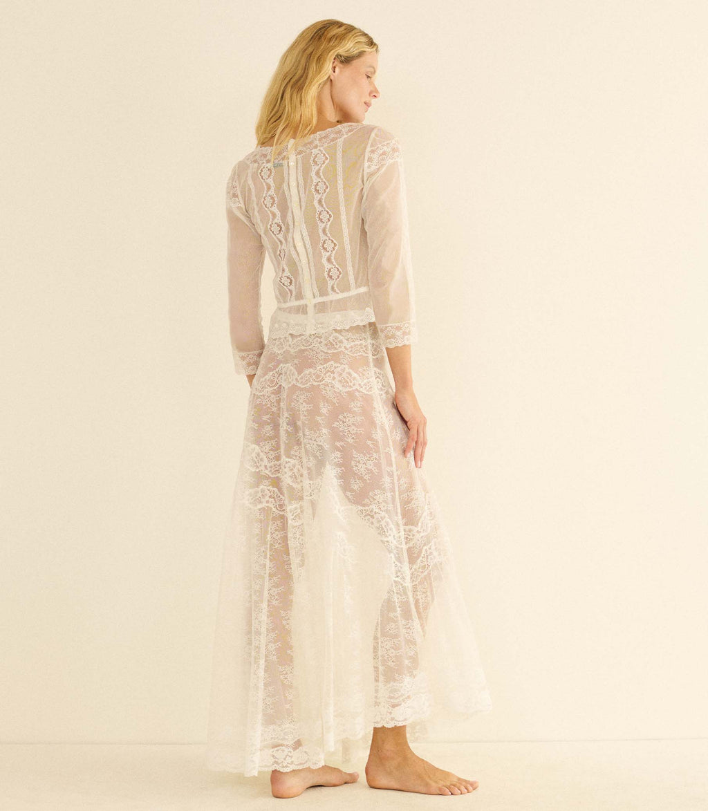 Victoriana Skirt -- Salt