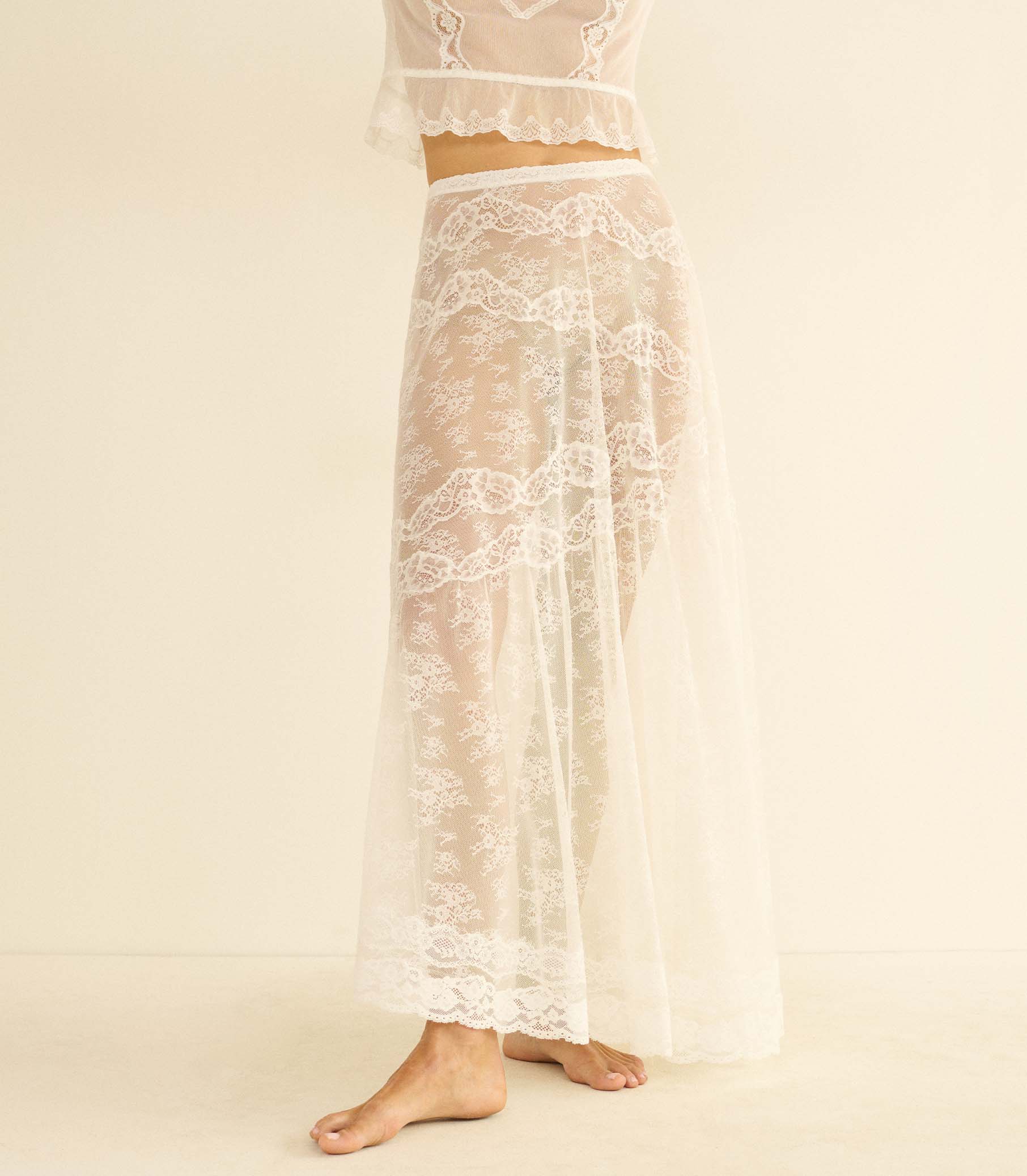 Victoriana Skirt -- Salt