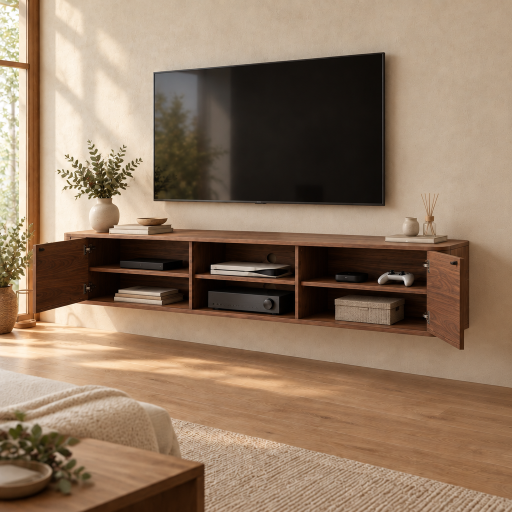 Sora Floating Media Console in use