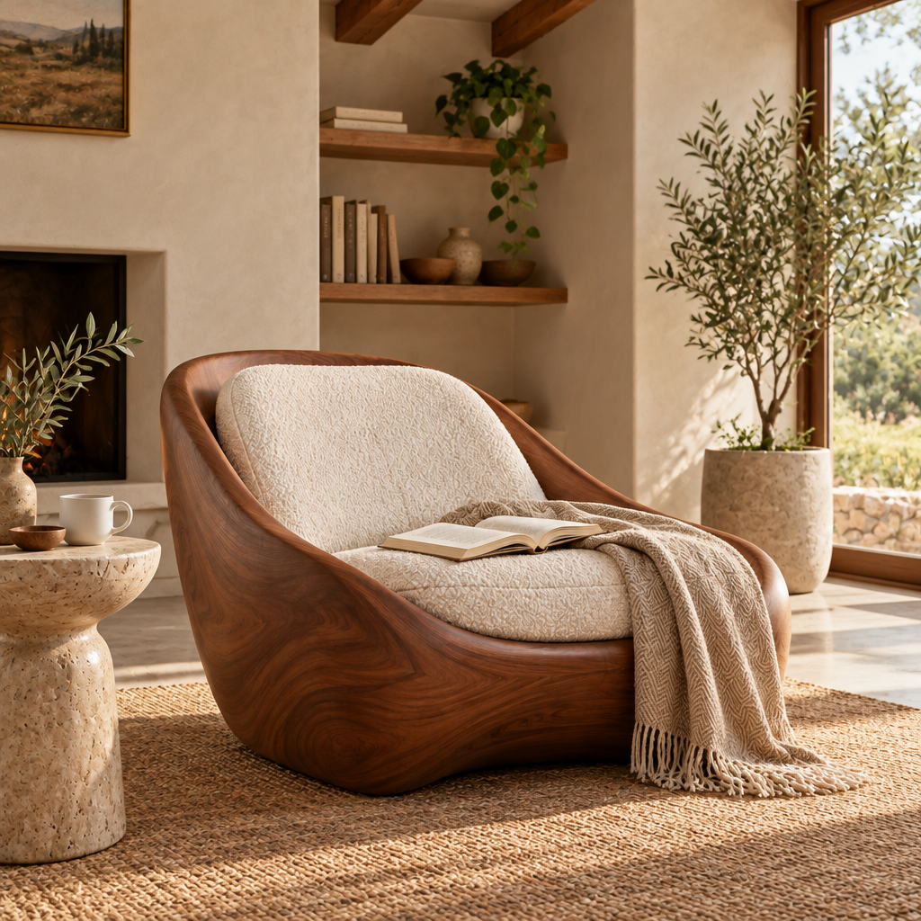 Mojave Sculpted Lounge Chair in use