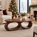 Atelier Double-Loop Coffee Table in a Christmas home