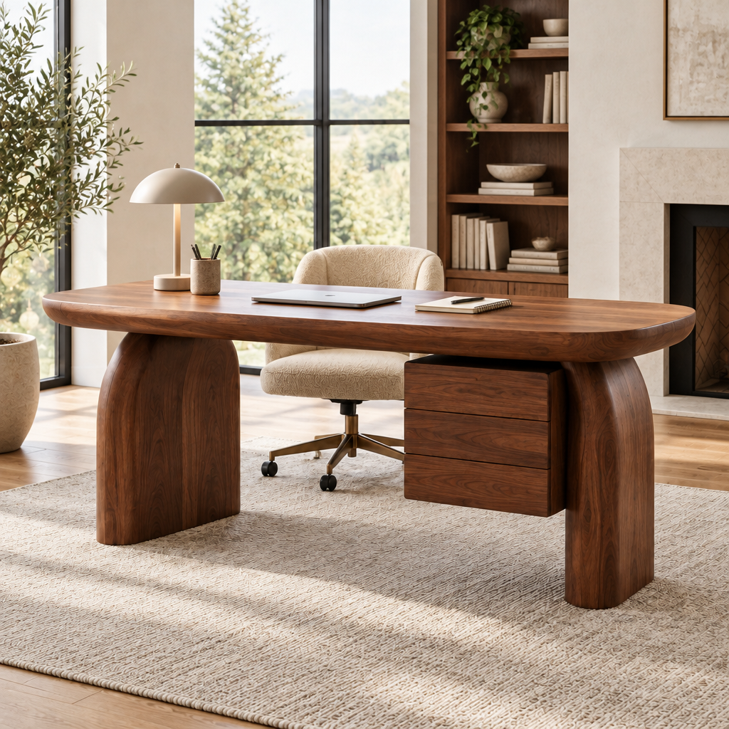 Atelier Arc Executive Desk in use