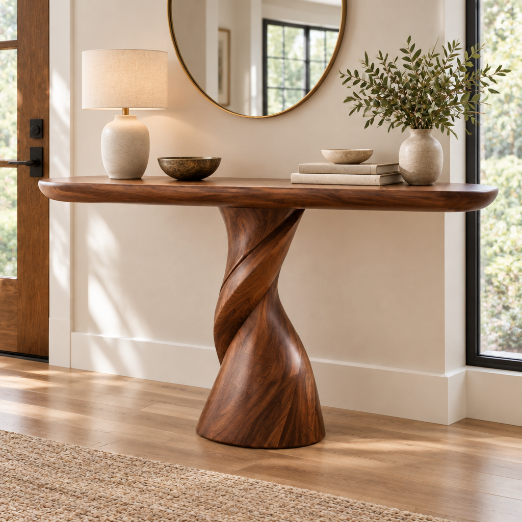 Atelier Twisted Column Console in use
