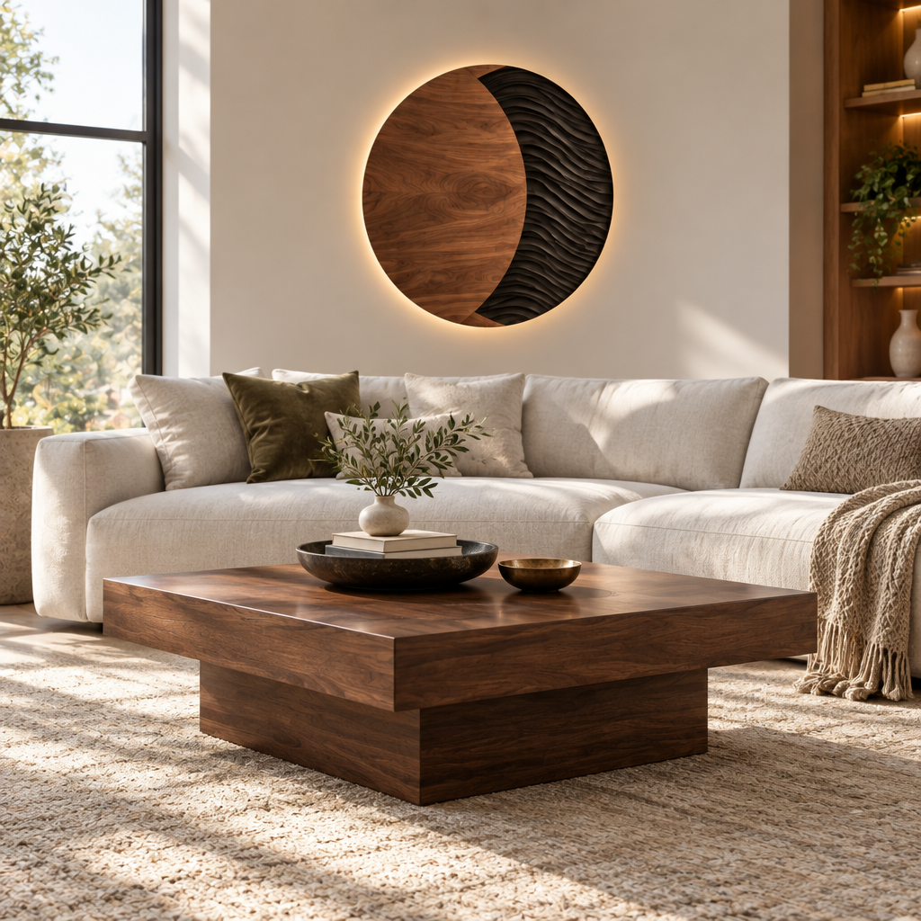 Atelier Moon Phase Wall Art in use