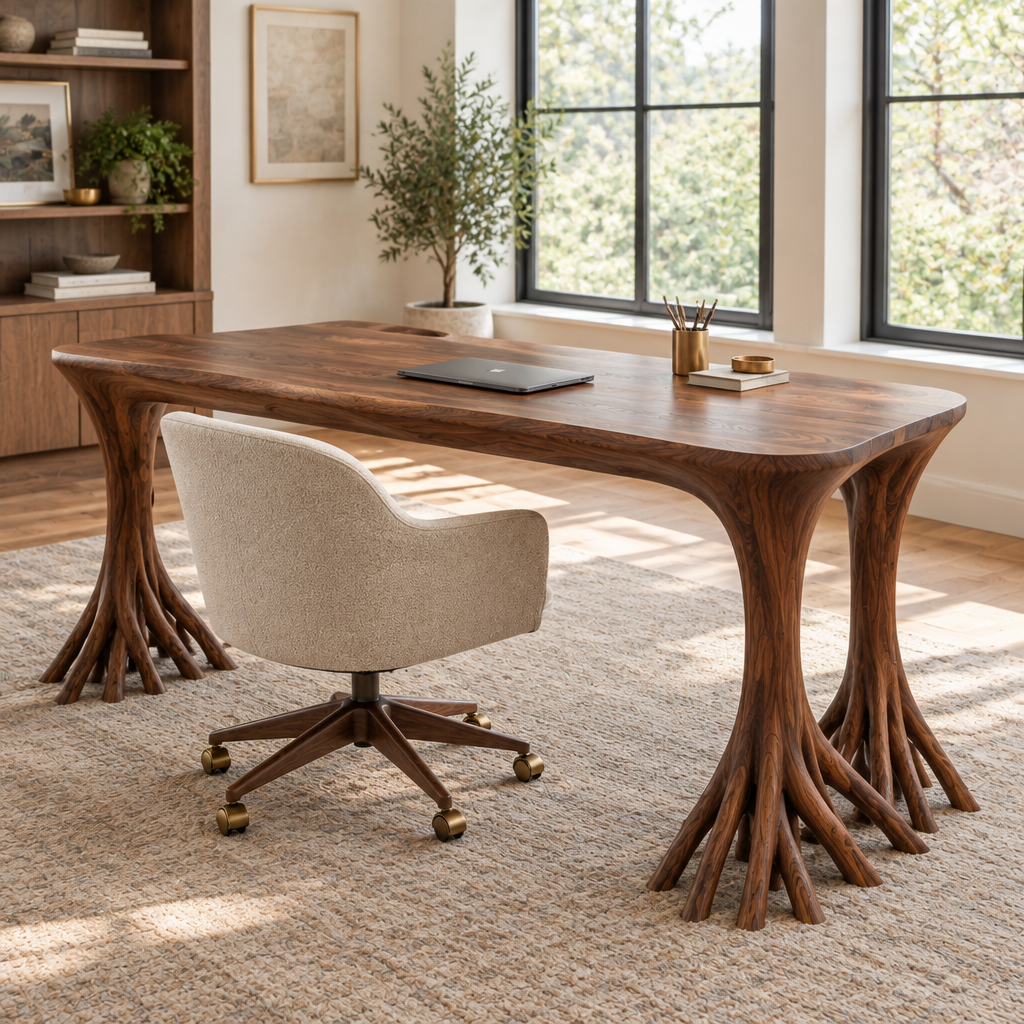 Atelier Organic Studio Desk side view
