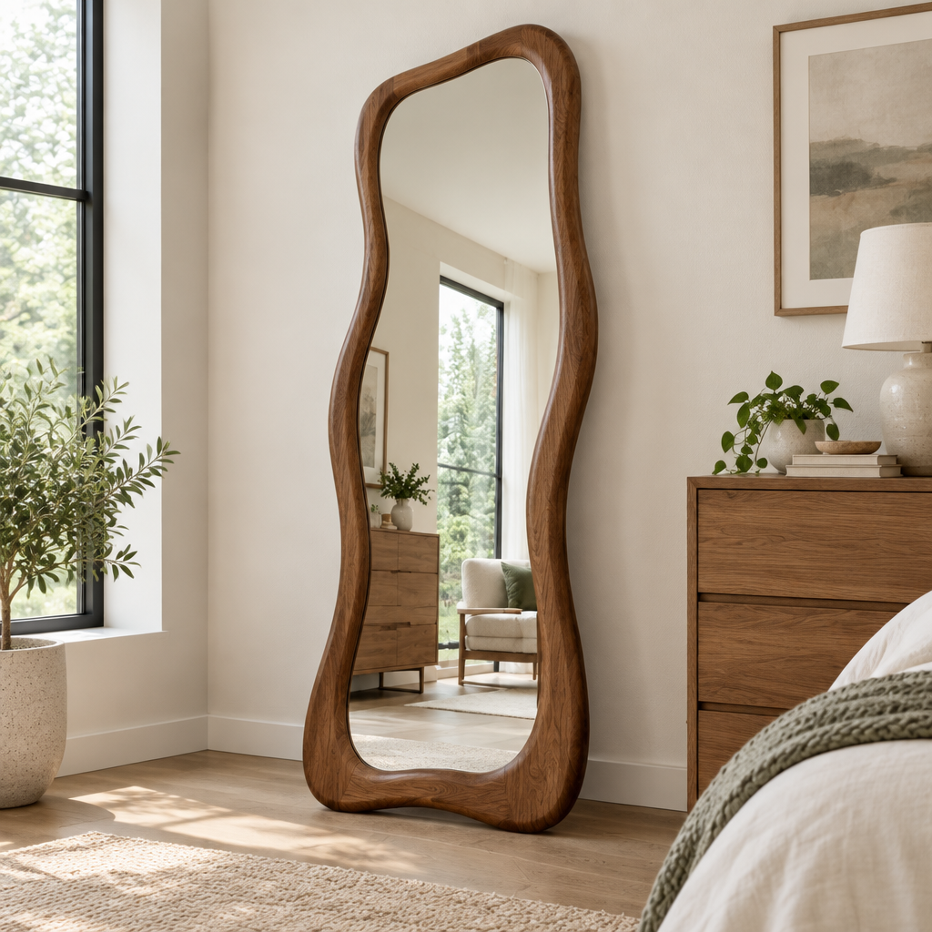 Atelier Organic Floor Mirror side view