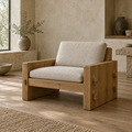 Basalt Slab Lounge Chair