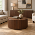 Arden Fluted Drum Coffee Table