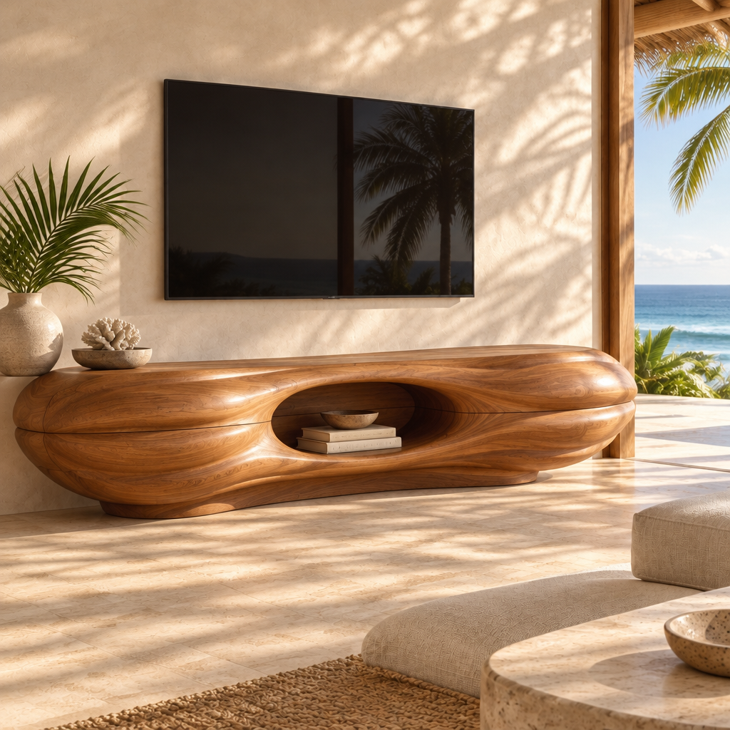 Solana Clamshell Media Console side view