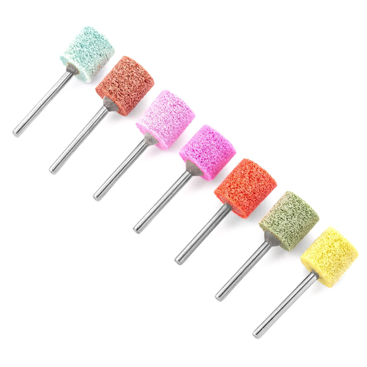 Nylon Abrasive Brush Wheel Set, 240-1500 Grit, 7 Pack