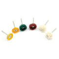 Mixed Leather and Cloth Polishing Wheels, 6 Pack