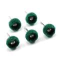 Coarse Satin Finish Buffing Wheels, 180 Grit, 5 Pack