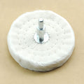 White Cloth Buffing Wheel, 75 mm