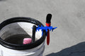 Wheel and Tire Brush Holder for 5 and 6 Gallon Buckets