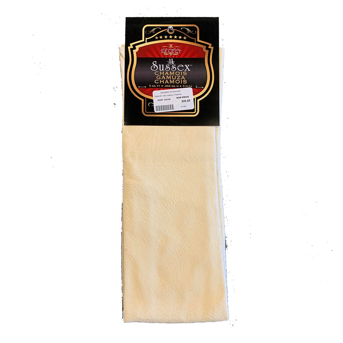 4 1/2' Sussex Genuine Chamois